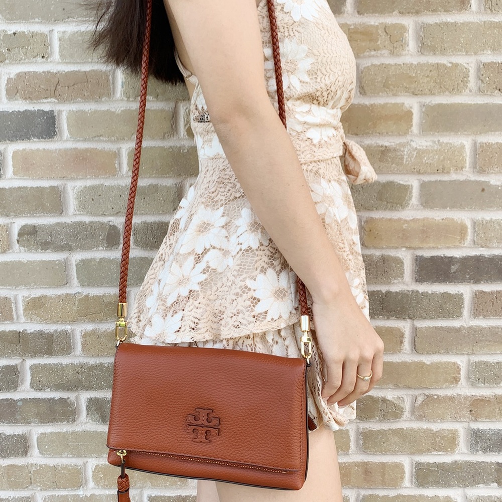 Tory Burch fold over crossbody - Picture 1 of 8